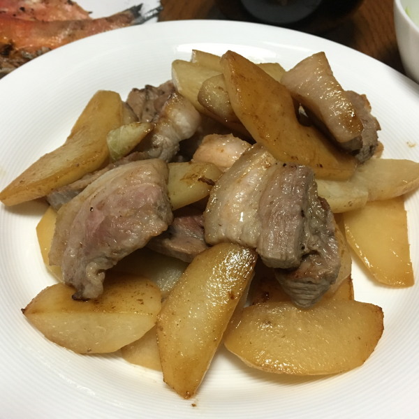 ハヤトウリと豚バラ肉の炒め物 簡単夕飯レシピ