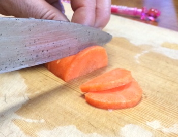 半月切り/野菜の切り方